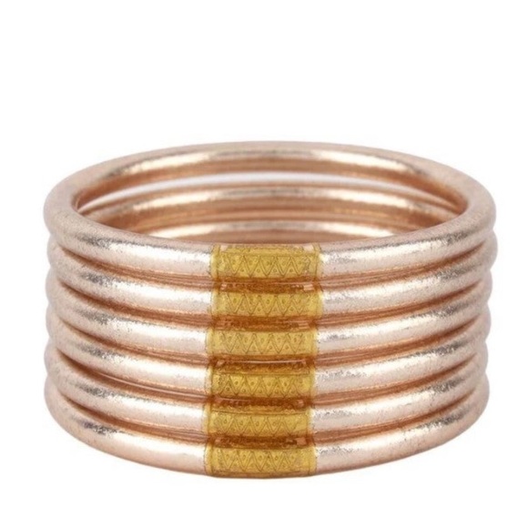 Champagne Budha Bracelets -  Size Large - Picture 1 of 7